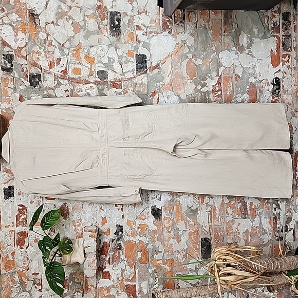 Christy Dawn The Pearl Jumpsuit in Oatmeal Linen - Picture 4 of 11